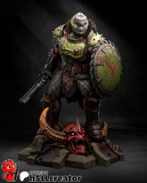 Doom Guy 3D-printed model